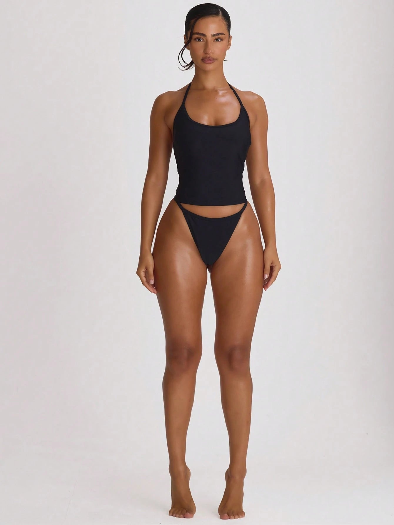 Musera Resort Strappy Thong Bikini Bottoms Swim Vacation Holiday Summer Travel Beachwear Basics Resort Core