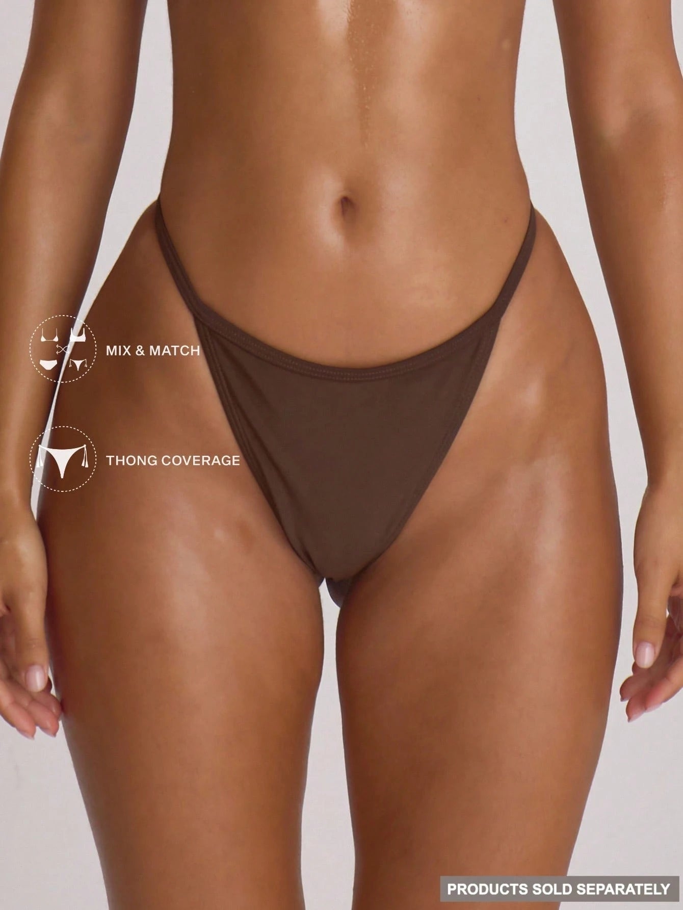 Musera Resort Strappy Thong Bikini Bottoms Swim Vacation Holiday Summer Travel Beachwear Basics Resort Core