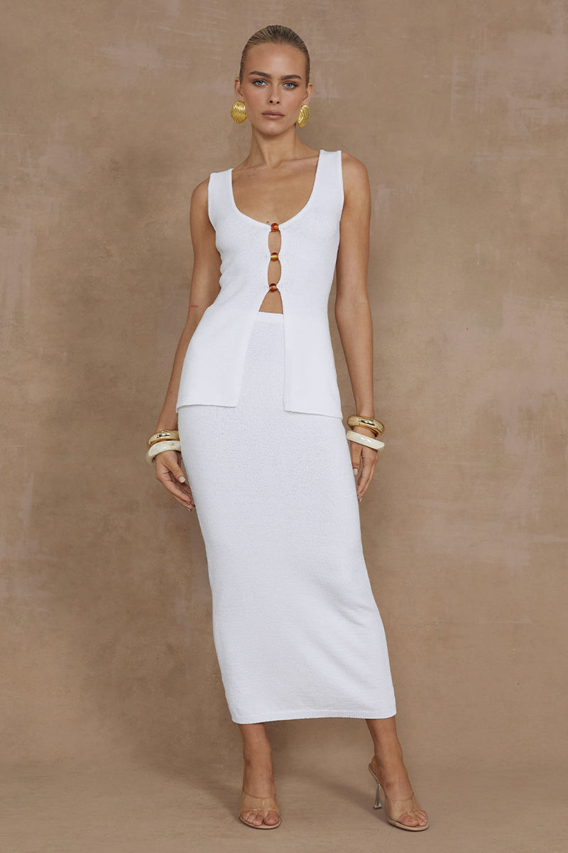 Nadine Top - White - SHOPJAUS - JAUS