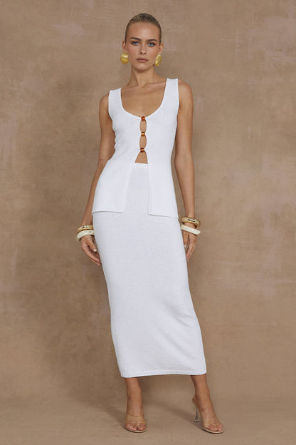 Nadine Top - White - SHOPJAUS - JAUS