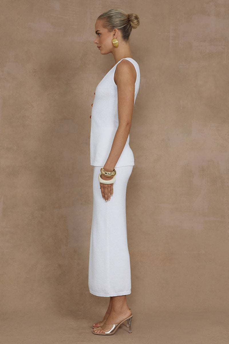 Nadine Top - White - SHOPJAUS - JAUS