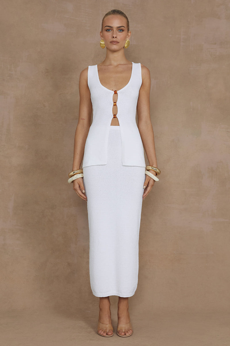 Nadine Top - White - SHOPJAUS - JAUS
