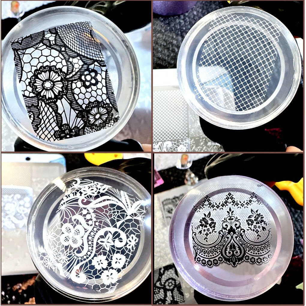 Nail Art Stamping Plate, Beginner Friendly Nail Decoration Template, Lace, Floral, Line Design Transfer Stamping Template, Nail Polish Stamping Mold, Nail Art Stamping Template, Transparent Transfer S