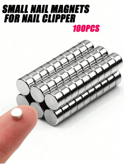 Nail Clipper With Powerful Cylindrical Magnet For Nail Art Tools, Suitable For Metal Nail Clippers For Artificial Nails- Cat Eye Effect Nail Art Magnet, Nail Art Tools, Nail Art Supplies, Nail Art Su