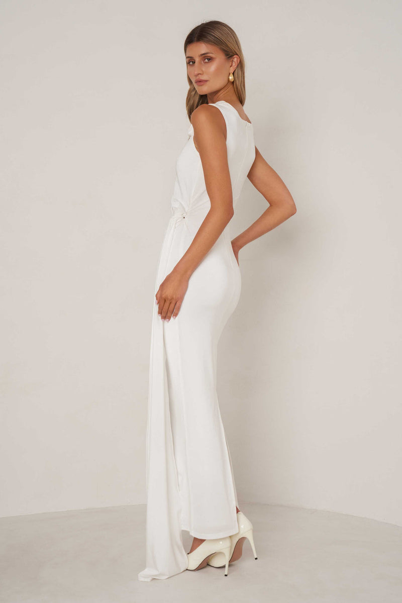 Natalia Dress - White - SHOPJAUS - JAUS