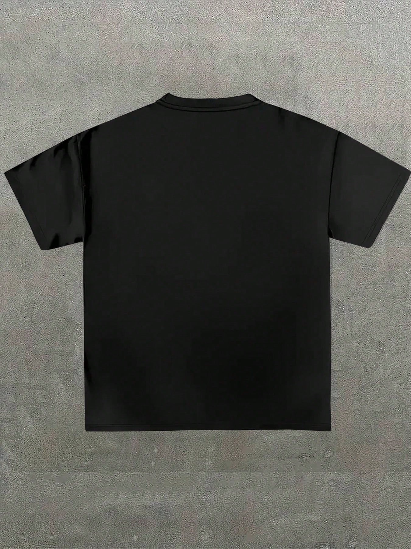 National Park After Dark Graphic Printed Cotton T-Shirt,Casual Soft Short-Sleeved 100% Cotton 220g T-Shirt