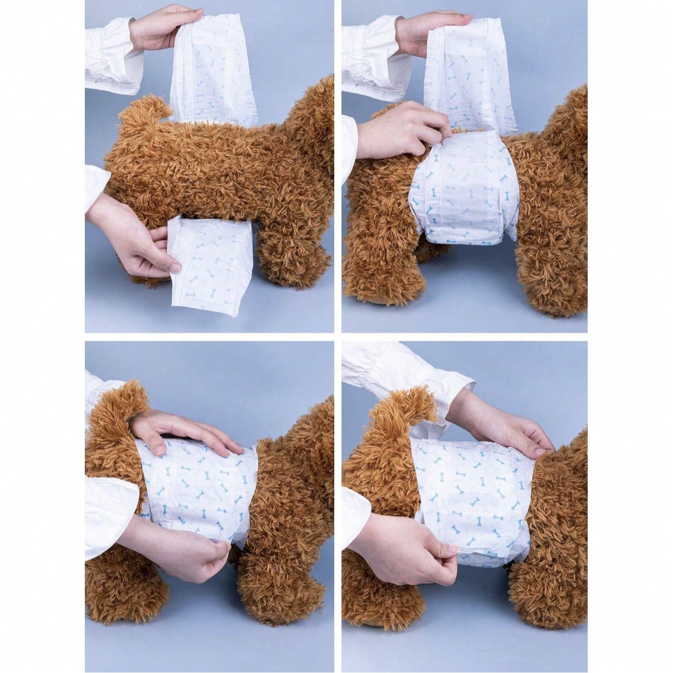 New Arrival- Dono Male Dog Diapers With Urine Indicator And Leak-Proof Design, Disposable Male Dog Diapers With Moisture Indicator, Super Absorbent, Can Be Used To Solve Male Dog Leakage Issues, Leak
