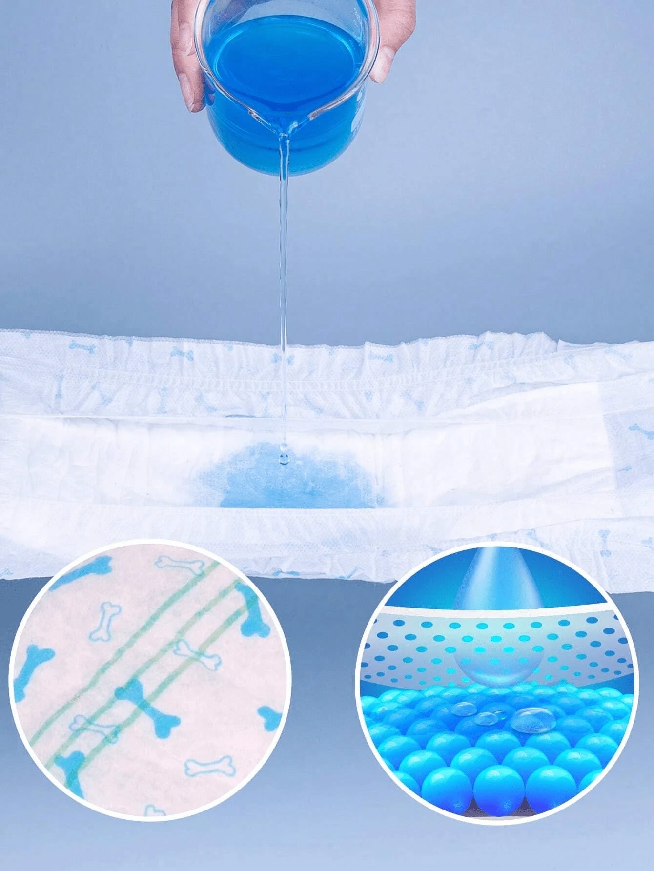 New Arrival- Dono Male Dog Diapers With Urine Indicator And Leak-Proof Design, Disposable Male Dog Diapers With Moisture Indicator, Super Absorbent, Can Be Used To Solve Male Dog Leakage Issues, Leak