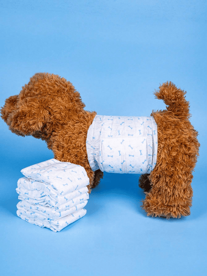 New Arrival- Dono Male Dog Diapers With Urine Indicator And Leak-Proof Design, Disposable Male Dog Diapers With Moisture Indicator, Super Absorbent, Can Be Used To Solve Male Dog Leakage Issues, Leak