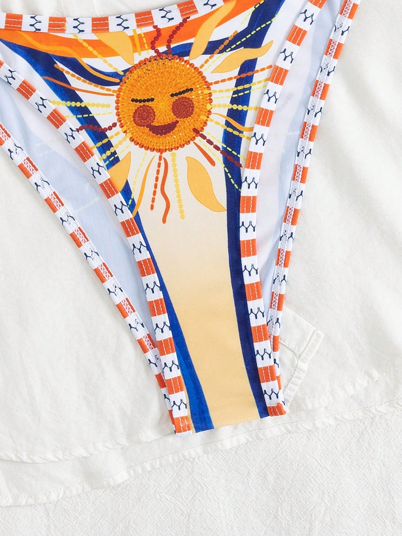 New Fruit & Ocean Print Bikini Two Pieces Set For Women, With Adjustable Straps, Suitable For Summer Beach Vacation, Sexy Beach Party Casual Wear, Women's Swimwear, Beach Outfit, Women's Holiday Outfi
