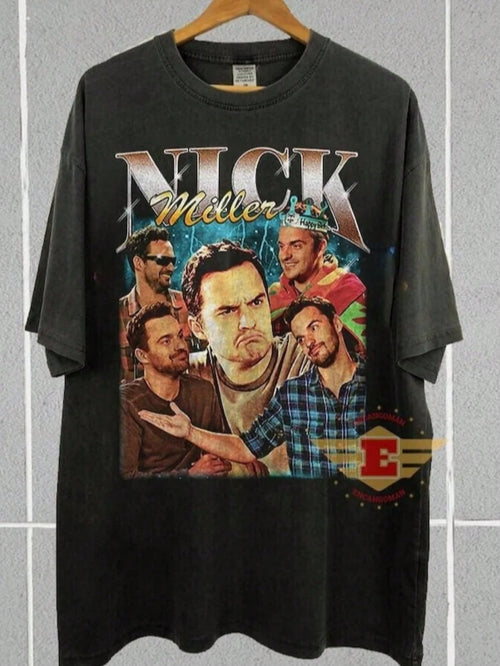 NICK MILLER T-Shirt Nick Miller Fans Shirt Nick Miller Vintage Tees Nick Miller Retro Shirt Nick