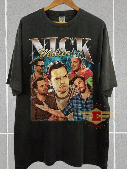 NICK MILLER T-Shirt Nick Miller Fans Shirt Nick Miller Vintage Tees Nick Miller Retro Shirt Nick