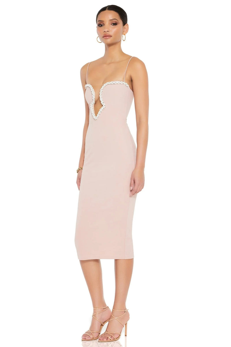 Nookie Adorn Midi Dress - Dream - SHOPJAUS - JAUS