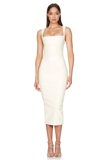Nookie Alexia Midi Dress - White - SHOPJAUS - JAUS