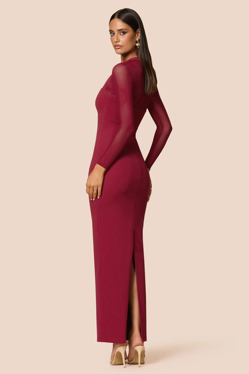 Nookie Amore Maxi Dress - Ruby