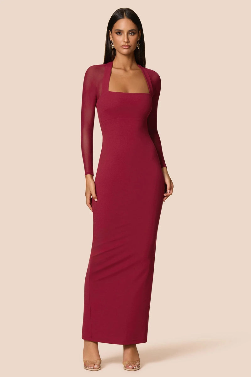 Nookie Amore Maxi Dress - Ruby