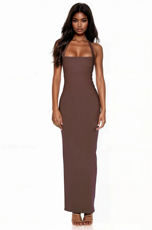Nookie Boulevard Maxi Dress - Mocha