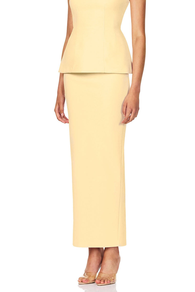Nookie Caroline Maxi Skirt - Lemon - SHOPJAUS - JAUS