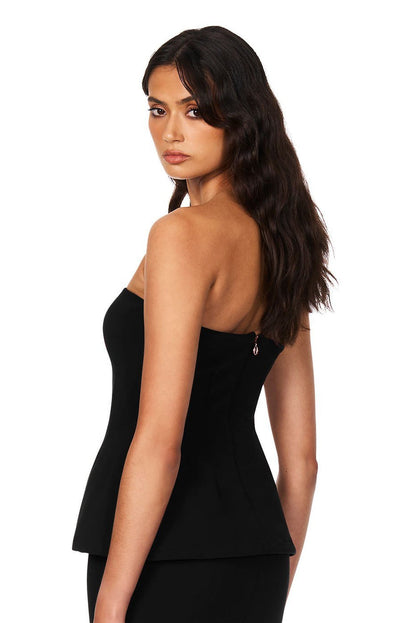 Nookie Caroline Strapless Top - Black - SHOPJAUS - JAUS