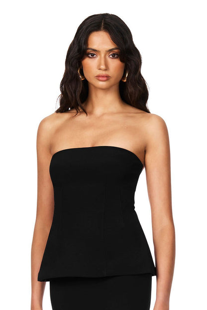 Nookie Caroline Strapless Top - Black - SHOPJAUS - JAUS