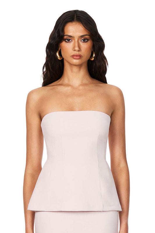 Nookie Caroline Strapless Top - Shell - SHOPJAUS - JAUS