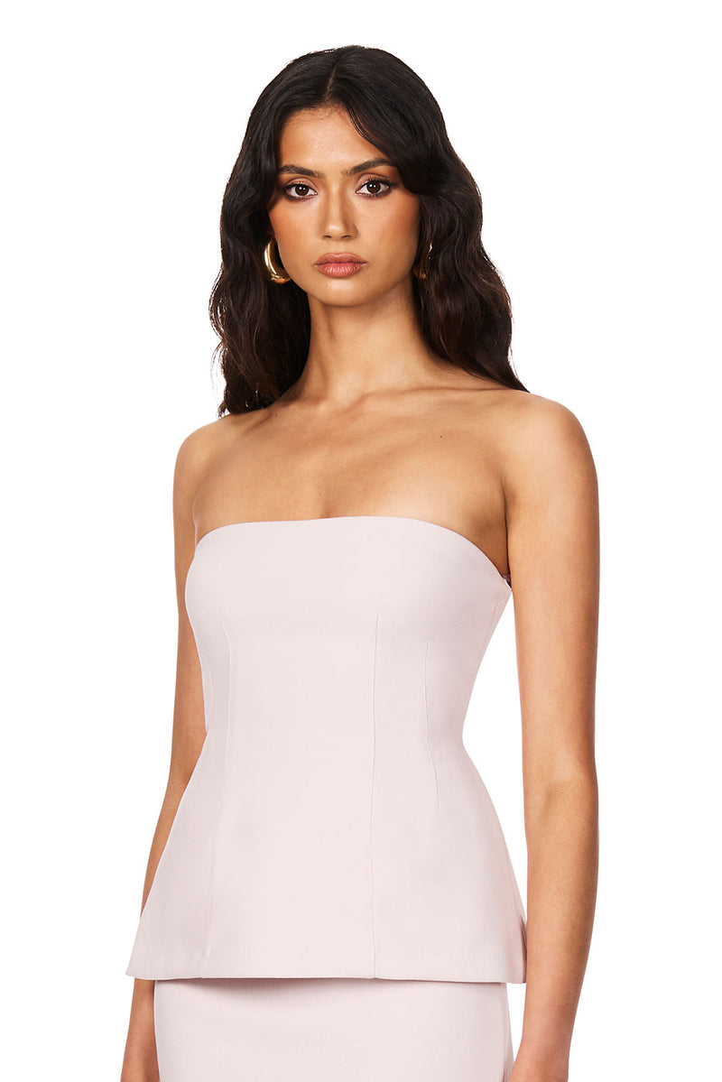 Nookie Caroline Strapless Top - Shell - SHOPJAUS - JAUS