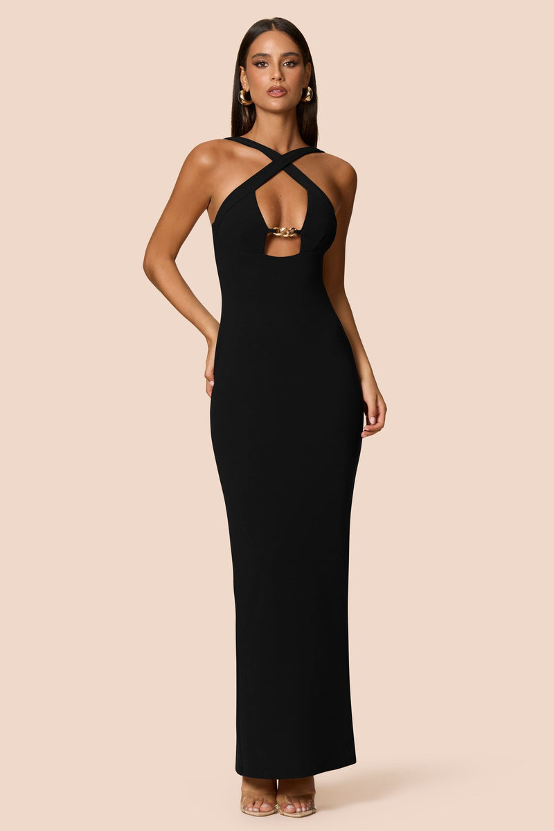 Nookie Charm 2-Way Gown - Black
