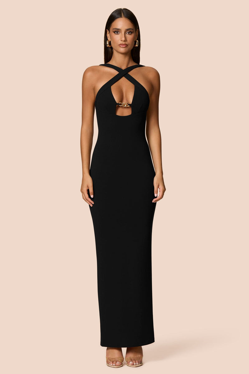 Nookie Charm 2-Way Gown - Black