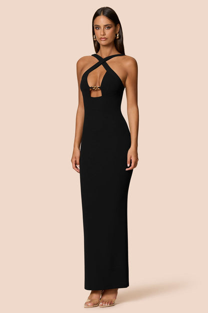 Nookie Charm 2-Way Gown - Black