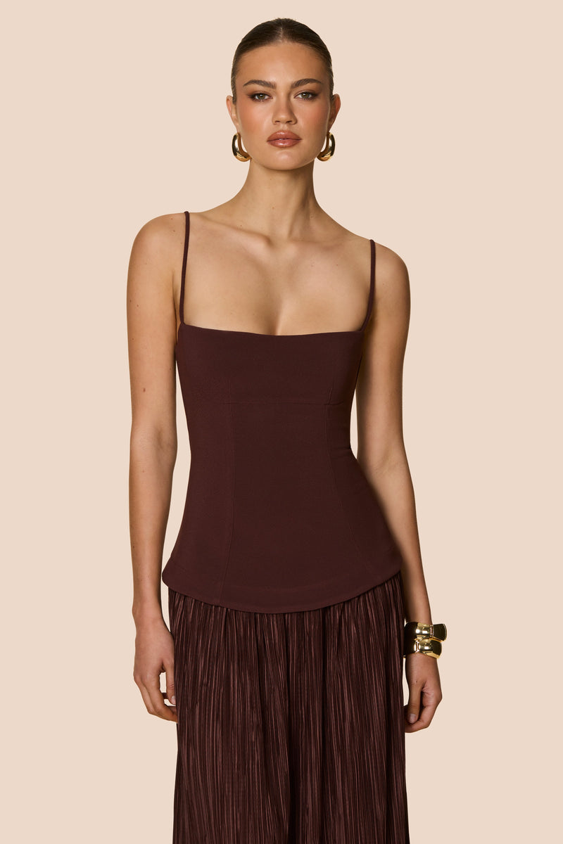 Nookie Darling Maxi Dress - Chocolate
