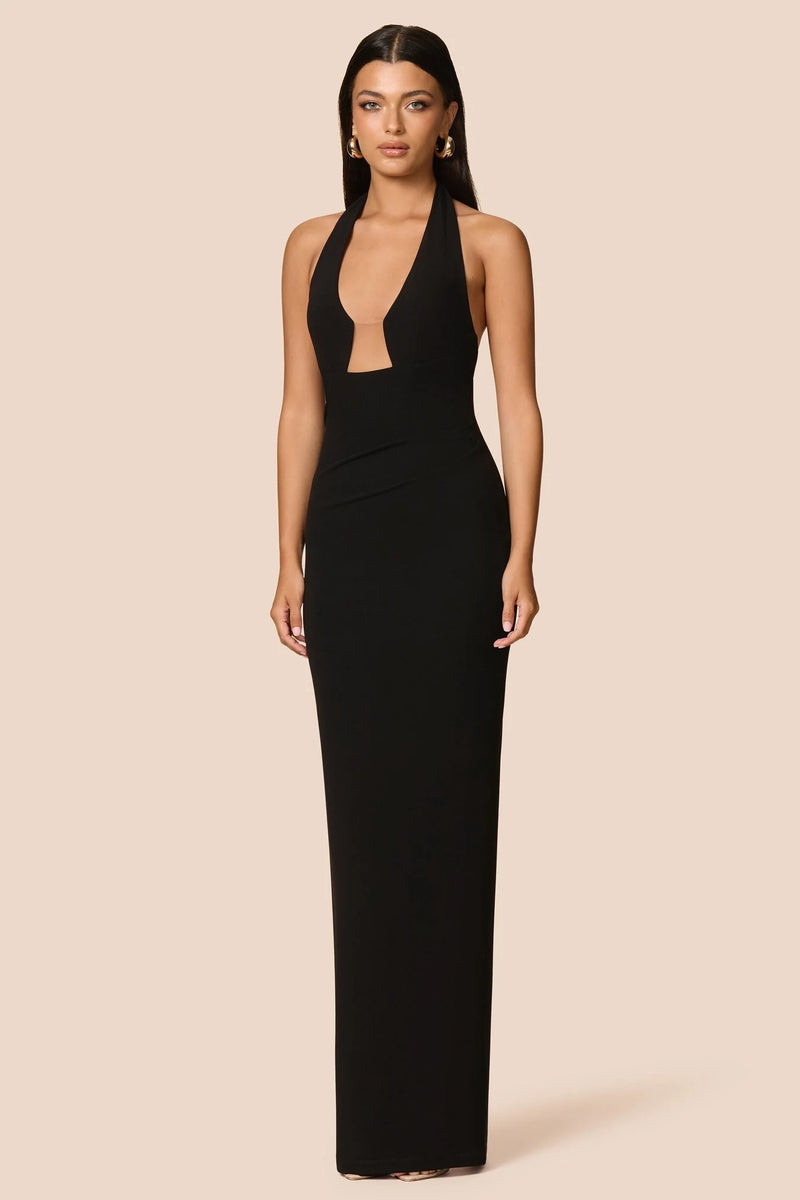 Nookie Demi Gown - Black