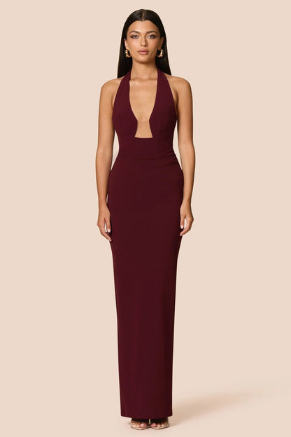 Nookie Demi Gown - Wine