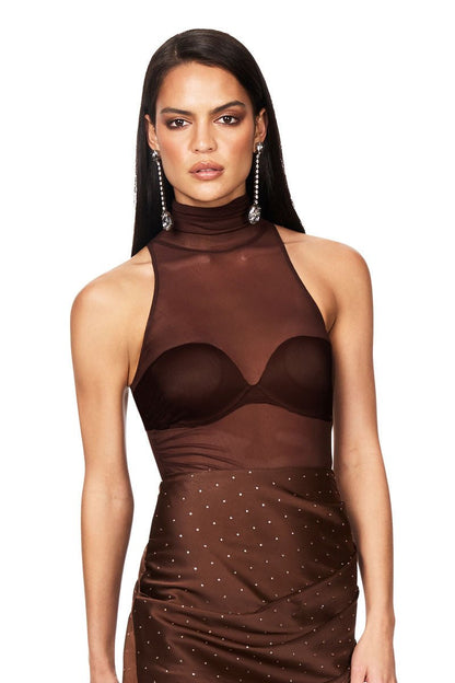 Nookie Eclipse Bodysuit - Cocoa - SHOPJAUS - JAUS