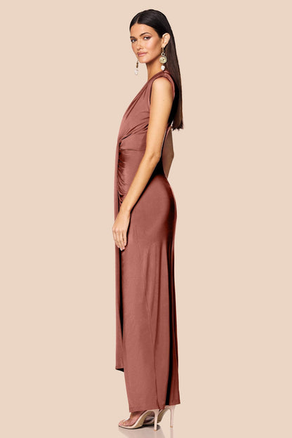 Nookie Giselle Maxi Dress - Cocoa - SHOPJAUS - JAUS