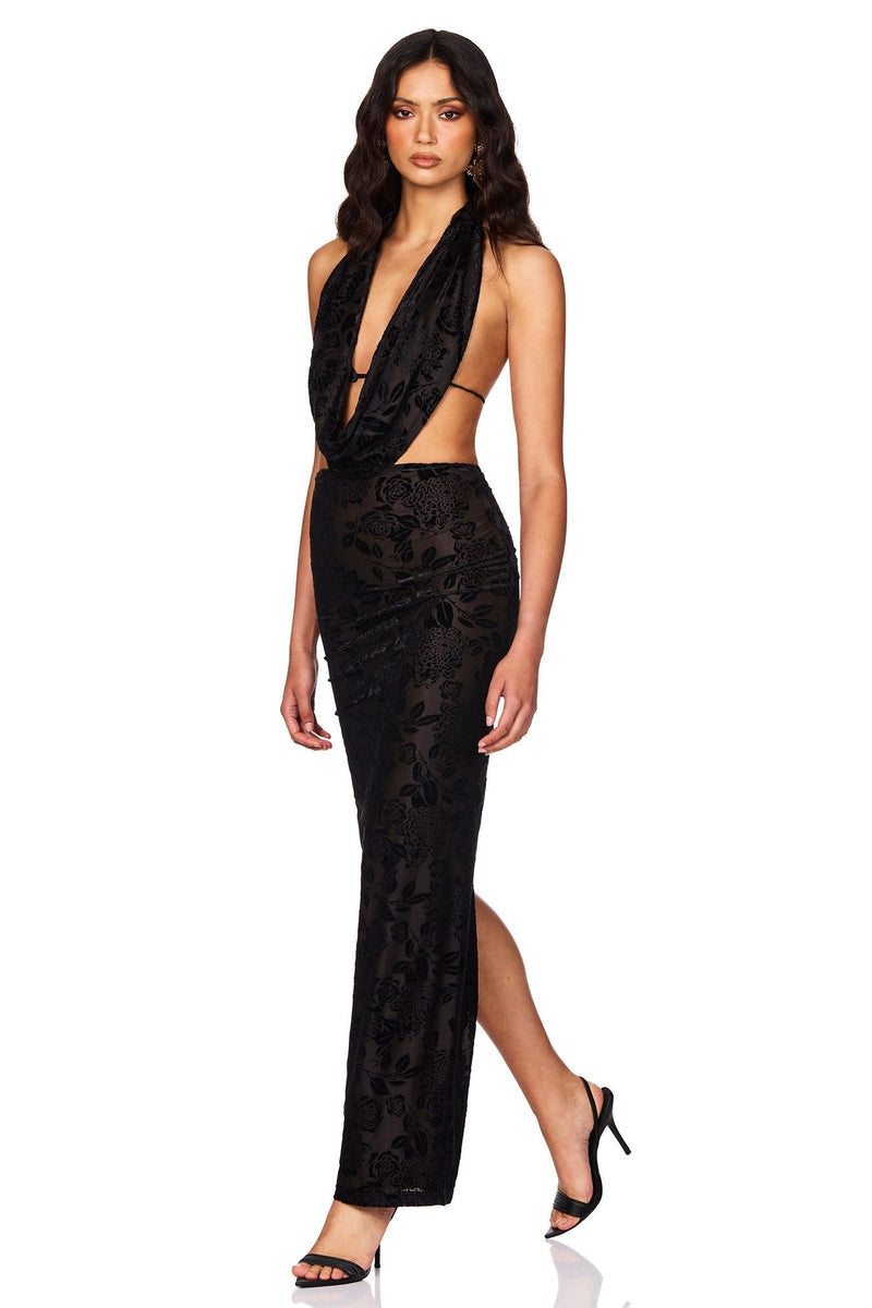 Nookie Isabella Maxi Dress - Black - SHOPJAUS - JAUS
