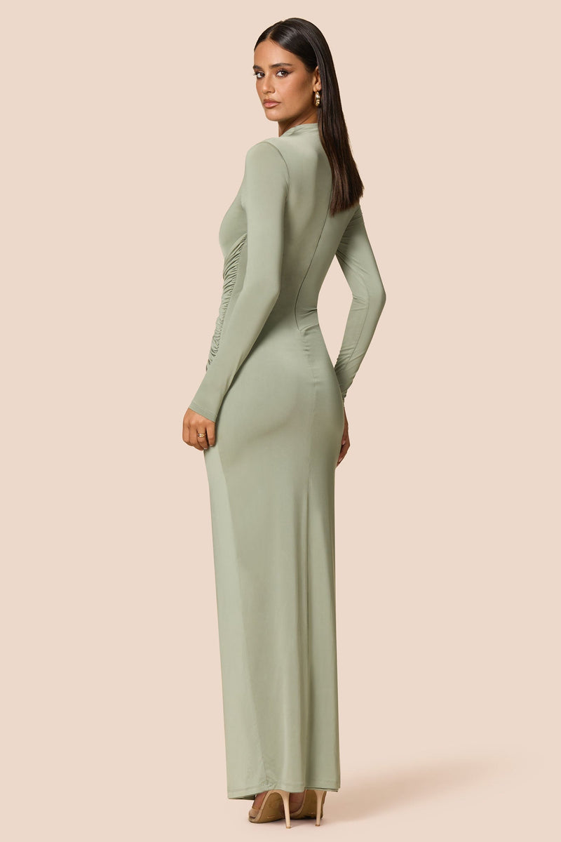 Nookie Kaia Long Sleeve Maxi Dress - Sage
