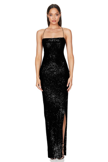 Nookie Leilani Gown - Black - SHOPJAUS - JAUS