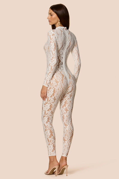 Nookie Lennox Catsuit - White