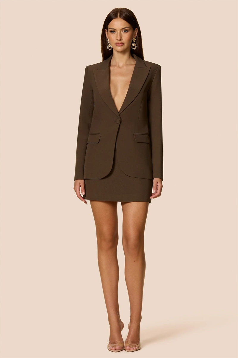 Nookie Monde Blazer - Chocolate
