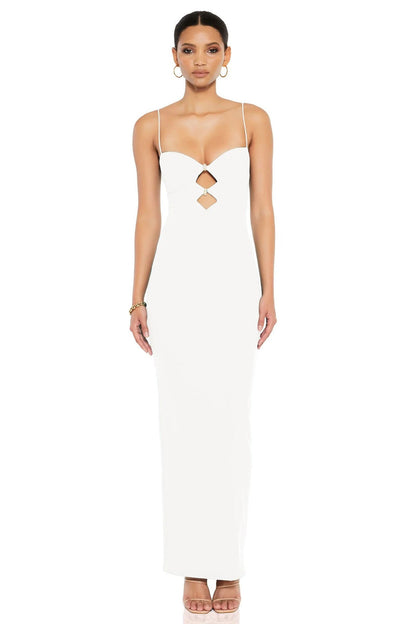 Nookie Muse Maxi Dress - Ivory - SHOPJAUS - JAUS