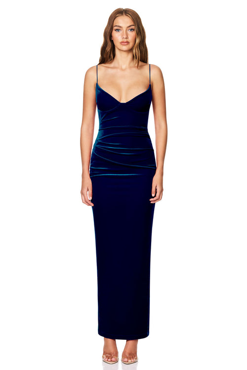 Nookie Mystery Maxi Dress - Teal - SHOPJAUS - JAUS
