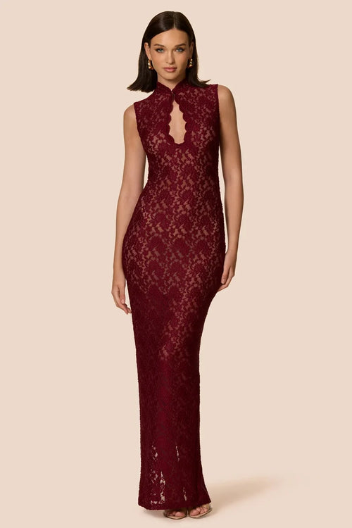 Nookie Mystique Maxi Dress - Wine