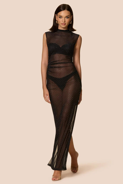 Nookie Romee Maxi Dress - Black