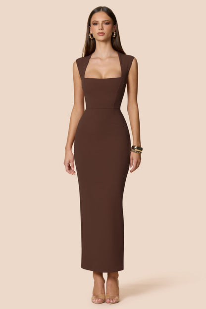 Nookie Savannah Midi Dress - Cocoa