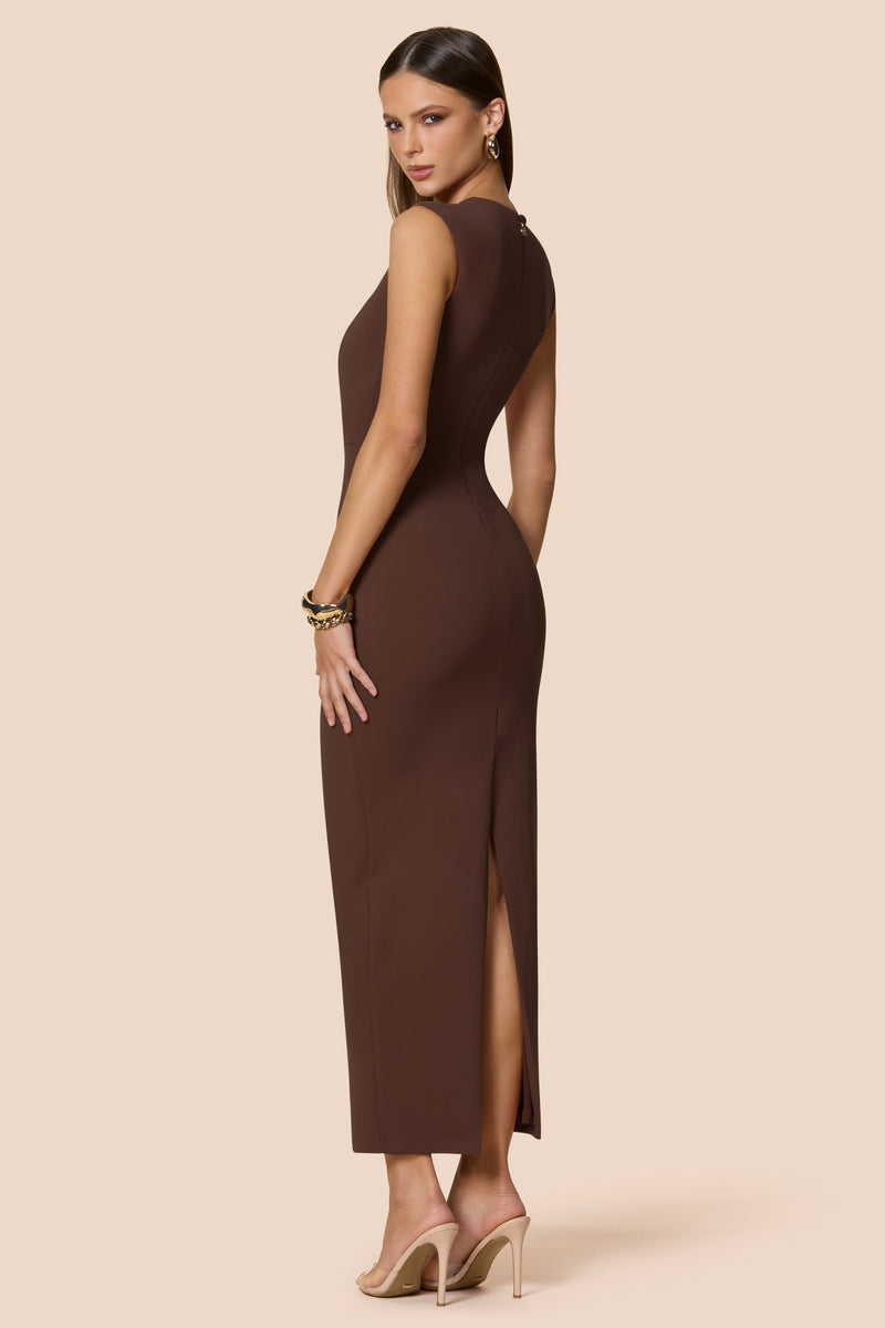 Nookie Savannah Midi Dress - Cocoa