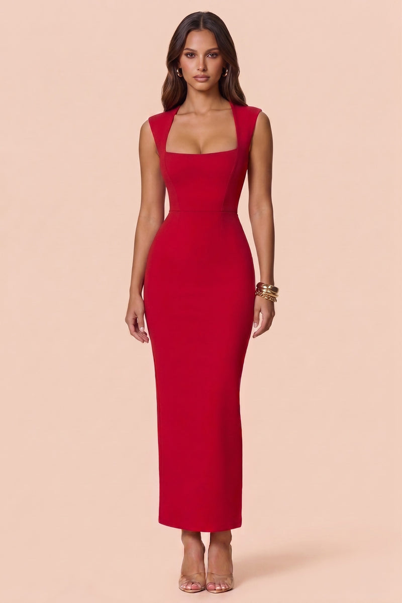 Nookie Savannah Midi Dress - Red