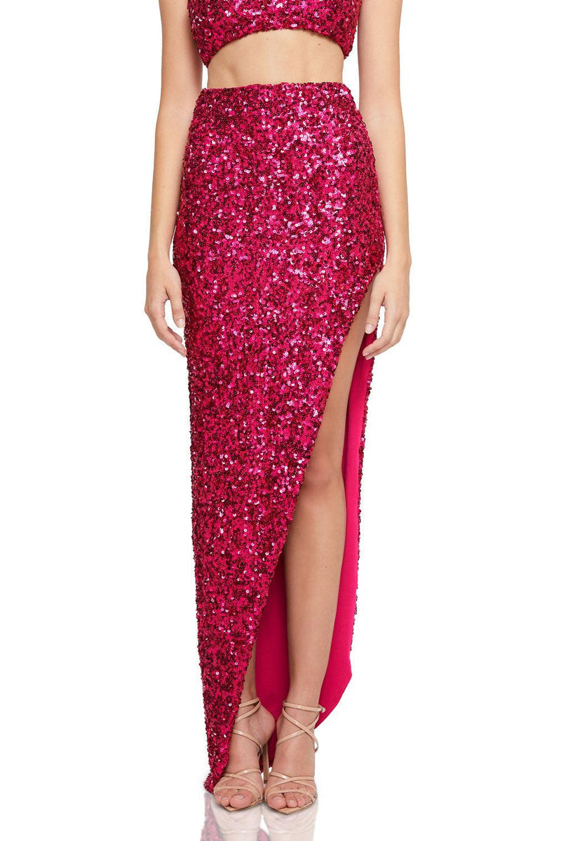 Nookie Smoke Show Skirt - Pink - JAUS