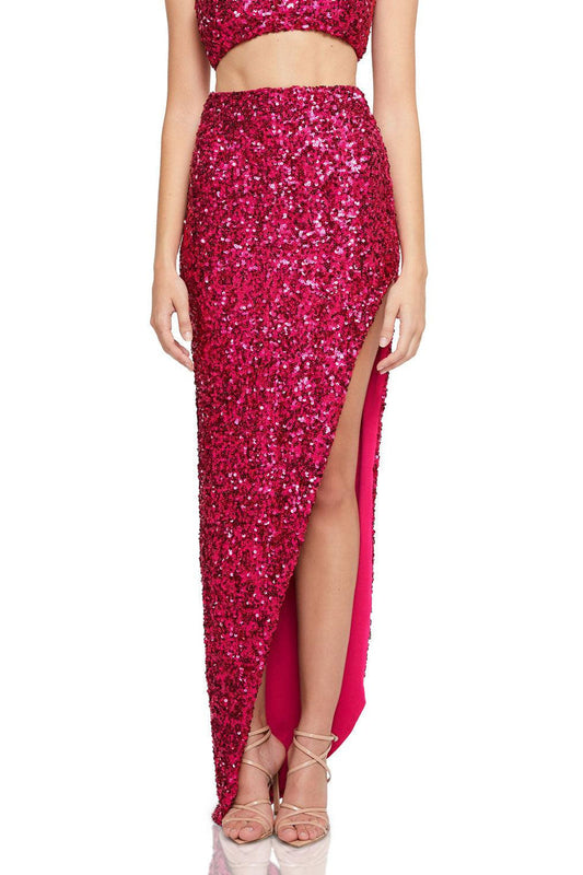 Nookie Smoke Show Skirt - Pink - JAUS