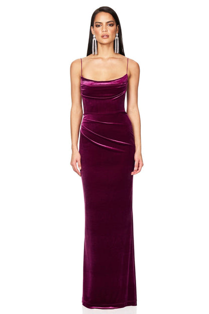 Nookie Twilight Gown - Berry - SHOPJAUS - JAUS