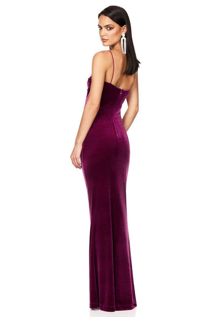 Nookie Twilight Gown - Berry - SHOPJAUS - JAUS